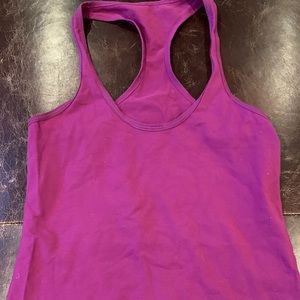 Lululemon Racerback Purple Tank - size 8